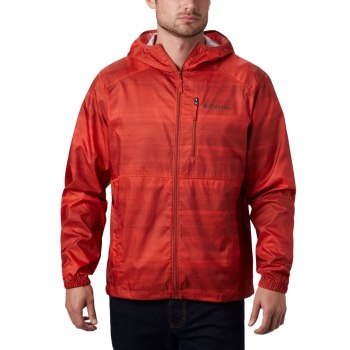 Columbia Muške Jakne - Flash Forward Windbreaker Print Crvene | HJLB-89712